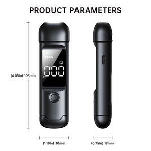 <span class=keywords><strong>Alcootest</strong></span> numérique portable avec écran LCD, mini testeur d'alcool rechargeable pour usage personnel - Product Image 2