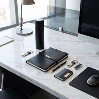 Set de Regalo Personalizado 6 en 1: Cuaderno, Bolígrafo, Llavero, Botella de Agua, USB y Tarjetero, Regalos Personalizados para Empresas