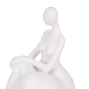 Figura Decorativa de Dama Sentada, Resina, para Decoración del Hogar, Estantes, Accesorios Artísticos para Libros - Product Image 4