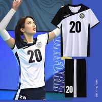 Perlengkapan Latihan Seragam Voli Wanita, Seragam Jersey Voli Custom Wanita, Seragam Voli Pria dengan Cetak Nomor