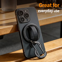 Support de téléphone TKT avec anneau de maintien, rotation à 360°, support métallique pour iPhone 18, Android, accessoires universels pour téléphone portable