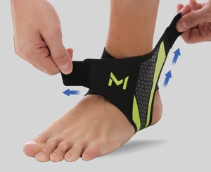 Aofit 专业户外运动安全透气露趾压缩脚套脚踝支撑骨折护具 - Product Image 1