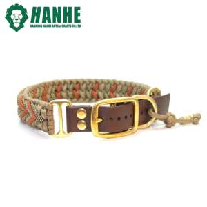 Collare per <span class=keywords><strong>cani</strong></span> fatto a mano in Nylon intrecciato con guinzagli per <span class=keywords><strong>cani</strong></span> - Product Image 2