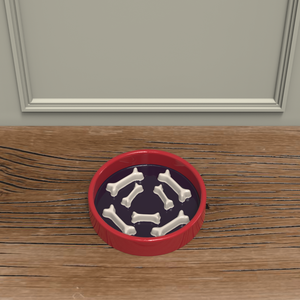 Ciotola per Cani in Ceramica Ecologica Moderna con Design a Forma di Osso per Alimentazione Lenta, Aiuta a Prevenire l'Alimentazione Rapida, OEM Premium - Product Image 5