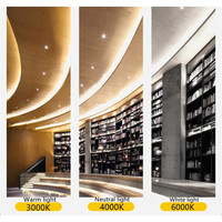 Bande LED flexible DC12V/24V 240 LED/M double rangée SMD 2835, PCB 10MM, découpable, lumière chaude/neutre/blanche, pour décoration