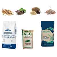 Machine automatique de pesage, de remplissage, de scellage et d'ensachage d'engrais de 25 à 50 kg, 6 à 15 sacs/min pour sucre, aliments pour animaux, poudre