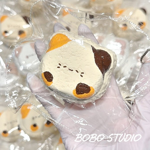 Jouet anti-stress rebondissant en forme de sandwich chaton mignon - Product Image 5