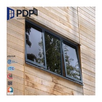 Ventanas de Persiana Vertical Minimalistas de Acero Inoxidable Resistentes a Huracanes PDP para Uso en Sótanos Exteriores