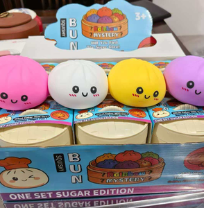 Luckykoo Dumpling Squishy Stress <b>Balls</b> Fidget Sensory Toy Stress Relief Pinched <b>Squeeze</b> - Product Image 2