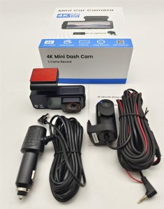 Cámara para Coche UHD 4K+1080P con <span class=keywords><strong>Pantalla</strong></span> IPS <span class=keywords><strong>de</strong></span> 3.2'', GPS, Visión Nocturna, Conexión WiFi, Monitor <span class=keywords><strong>de</strong></span> Estacionamiento 24h - Product Image 6