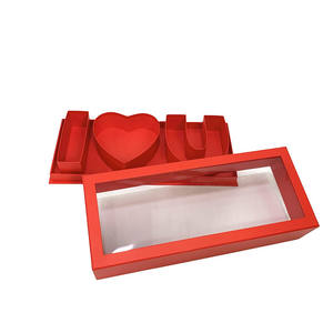 Día de San Valentín Te amo Caja de regalo Combinación de letras Caja de flores Ventana transparente Regalo sorpresa Confesión Caja de embalaje - Product Image 4