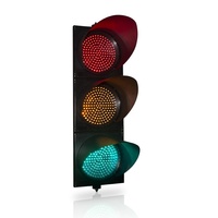 Penjual Lampu Lalu Lintas Dia.300mm(12inci) Lampu Lalu Lintas LED Bola Merah Kuning Hijau dengan Lensa Transparan