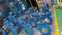 Válvula de Compuerta Tipo Wafer de Acero Inoxidable 316L de Alta Calidad para Lodos Mineros