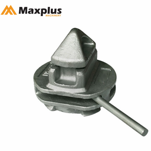 วัสดุยึดตู้คอนเทนเนอร์ทรงกลม Maxplus ฐานยึดด้านล่าง ตัวล็อคเชื่อมต่อ  โครงเหล็กชุบสังกะสีแบบจุ่มร้อน อุปกรณ์ยึดตู้คอนเทนเนอร์อัตโนมัติ - Product Image 4