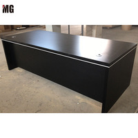 Vente en gros grand bureau de bureau moderne meubles de PDG en bois de luxe directeur bureau d'ordinateur table de direction