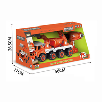 Union World - Juguetes de Construcción 4 en 1 con Control Remoto para Niños, con Luces y Música, Juego de Construcción DIY, Excavadora/Tractor/Herramientas