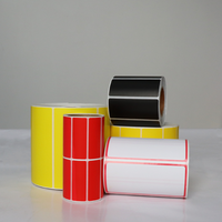 Fabricant d'autocollants d'étiquettes Impression directe d'étiquettes d'expédition thermique 4x6 de couleur jaune pour imprimante Zebra