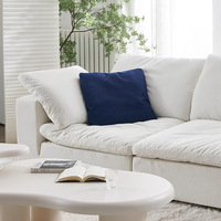 Canapé modulaire moderne 3 places Canapé nuage blanc Canapé modulable avec housses amovibles