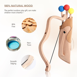Ensemble de cibles de tir à l'<span class=keywords><strong>arc</strong></span> avec <span class=keywords><strong>arc</strong></span> et flèche en bois pour bébé Casse-tête d'entraînement de coordination œil-main pour 2 à 4 ans certifié EN71 - Product Image 2