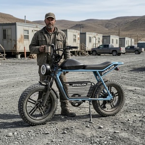 Sepeda <span class=keywords><strong>Motor</strong></span> Listrik Rem Cakram Hidrolik Tugas Berat dengan 7 Speed Derailleur, Sepeda Listrik untuk Transportasi Kamp Pertambangan - Product Image 6