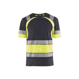 BLAKLADER - 342110309633XXL T-shirt Gris moyen/Jaune haute visibilité-EAN 7330509815359 HI-VIS WORKWEAR - Product Image 1
