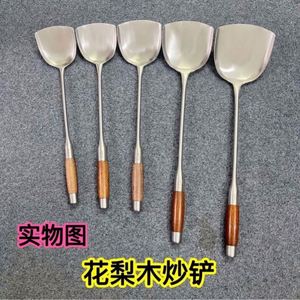 ชุดอุปกรณ์ครัวสแตนเลสขายดี ชุดตะหลิว ทัพพี ช้อน สำหรับร้านอาหาร พร้อมด้ามไม้ - Product Image 4