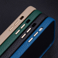 Étui de téléphone portable en cuir véritable magnétique, design professionnel, entièrement fait main pour iPhone 17 Air 16 Pro Max 15 14 13
