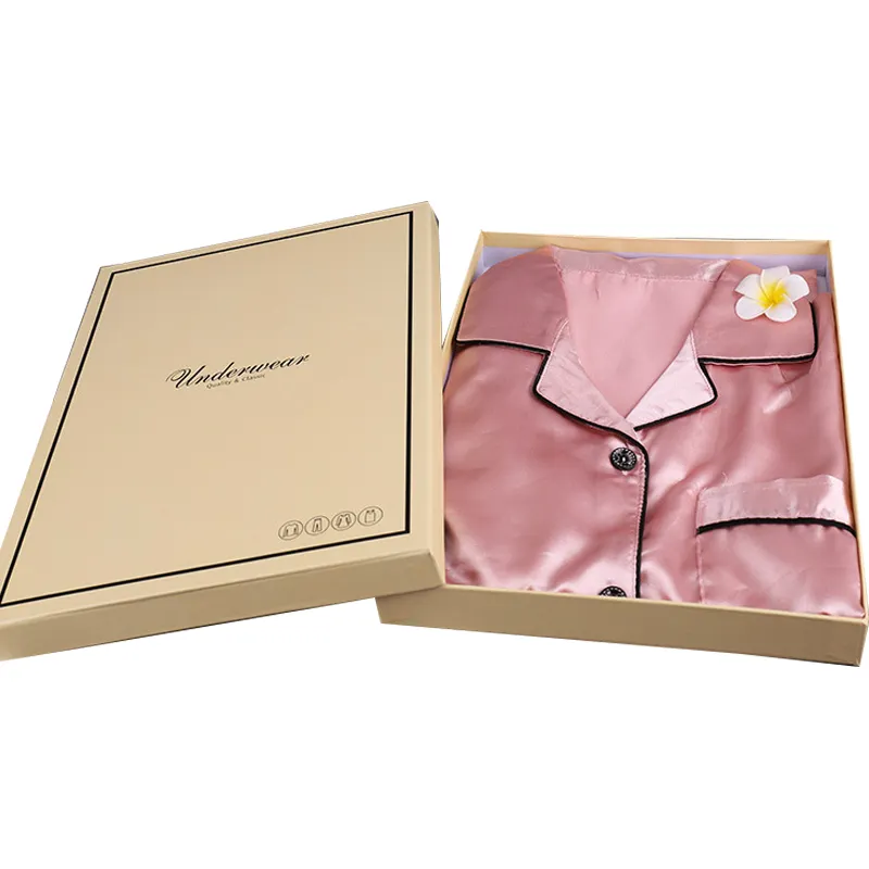 صندوق بيكامة مخصص من قطعتين قاعدة وغطاء صناديق تغليف الملابس الداخلية للرجال صندوق تغليف الملابس الداخلية