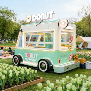 2026 New Arrival Luxury Mobile Food Truck Fully Equipped Restaurant Concession Trailer For <b>BBQ</b> Pizza Hamburger Fast Food - Product Image 1