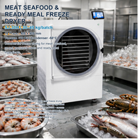 Lyophilisateur commercial pour aliments pour animaux SJ-30H, capacité de 30-45 kg par lot, avec PLC et moteur, pour viande crue, friandises, aliments pour chiens et chats, et protéines en poudre
