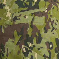 Tissu Ripstop Camouflage Extensible à Haute Élasticité en Nylon Mélangé de Poids Moyen Anti-Déchirure pour Vêtements de Travail Personnalisables