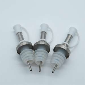 בקבוק מתכת יין נירוסטה וליקר מזרק בקבוק מתכת עם אביזרים פקק יין מודל P2-1 - Product Image 5