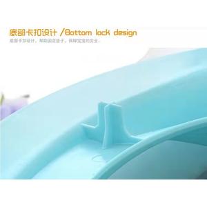 Siège de toilette pour bébé en plastique bleu vert violet, siège de toilette pour tout-petit, pour l'apprentissage de la propreté des nourrissons et des enfants - Product Image 3