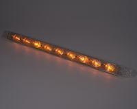 Haute qualité 17 "10-30v 12V 24V ambre Led barre lumineuse arrière avertissement lampe systèmes d'éclairage Led tourner feu arrière pour camion remorque camion
