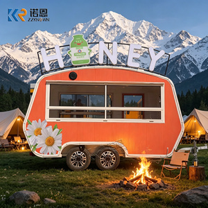 Desain Modern Nautical Mobile Food Van Trailer Katering Lengkap dengan Interior Kustom untuk Usaha Kecil - Product Image 2