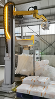 Désengaucheteuse pour Terre de Diatomées (Aide Filtrante), Bras Robotique, 25 kg/sac, 100 Sacs/h, Collecte Automatique des Déchets, PLC, Trémie en Acier Inoxydable