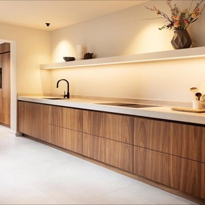 Mới thiết kế hiện đại ngăn kéo phía trước bằng gỗ veneer Tủ Bếp phù hợp - Product Image 4