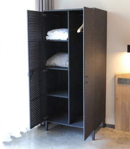 Vente en gros Armoire tissée en <span class=keywords><strong>osier</strong></span> Armoire en rotin Boîte <span class=keywords><strong>de</strong></span> <span class=keywords><strong>rangement</strong></span> Grande boîte contenant - Product Image 3