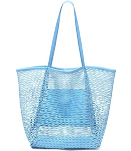 Customized Large-sized Mesh Summer Autumn <strong>Open</strong> Embroidery Beach Tote <strong>Bag</strong> Casual Handbag for Women Foldable Single-shoulder <strong>Bag</strong> - Product Image 4