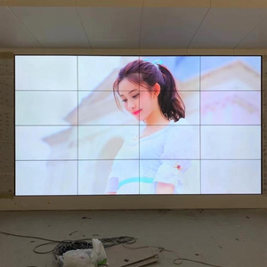 แผงวิดีโอวอลล์ LCD ขนาด 55 <span class=keywords><strong>นิ้ว</strong></span> 4K UHD หน้า<span class=keywords><strong>จอ</strong></span>สัมผัสพลาสติก ขอบบาง 0.88 มม. ติดตั้งง่าย ป้ายดิจิทัล <span class=keywords><strong>24</strong></span>/7 สำหรับห้างสรรพสินค้า - Product Image 1