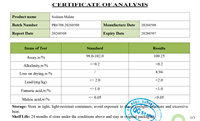 Poudre de malate de sodium de haute pureté CAS 676-46-0, régulateur d'acidité de qualité alimentaire, malate disodique pour ingrédients alimentaires et boissons