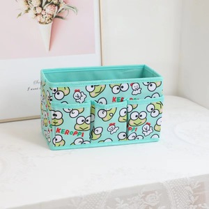 Organisateur de cosmétiques pliable multi-compartiments en tissu Oxford de style dessin animé, design Pucca Kuromi, pour rangement de bureau - Product Image 6