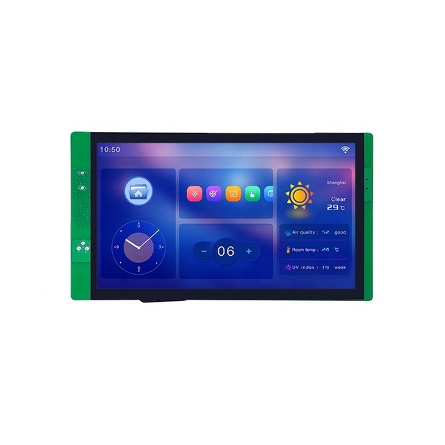 10.1 Inch 1024*600 Pixels Resolution 16.7M Colors  Working with STM32 IPS TFT LCD Display HMI Capacitive Touch Screen Panel