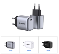 Chargeurs de téléphone Tommox en gros, adaptateur mural USB-C GaN mini PD 30W, chargeurs portables USB-C pour téléphones mobiles