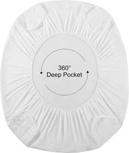 カスタマイズされた寝具通気性キルティングマットレスパッドカバー防水マットレスプロテクター - Product Image 3