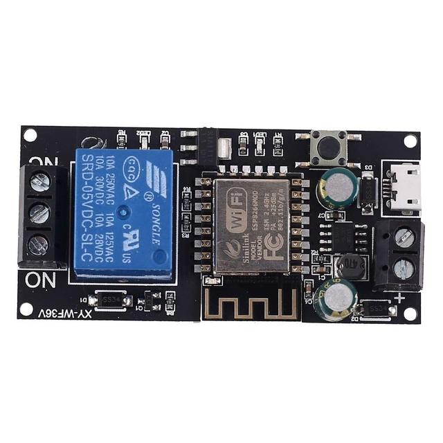WiFi Relay Switch Module IoF Wireless Intelligent Control Device for Smart Home DC 12V 24V