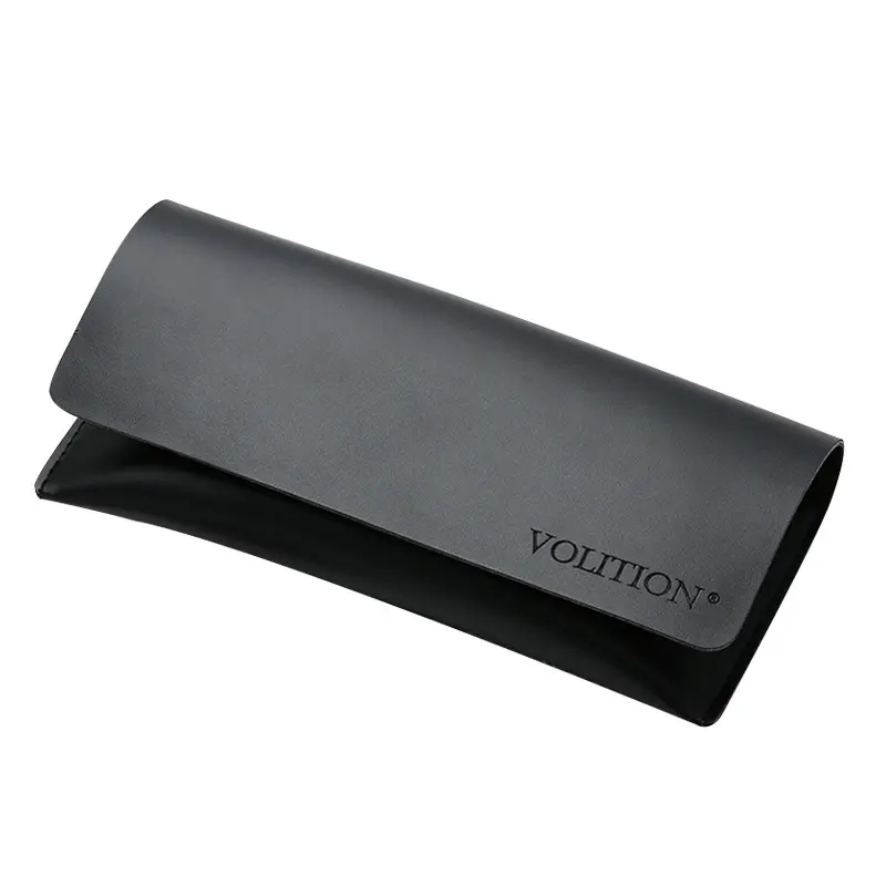 New Style Soft Black Leather Waterproof Storage Spectacle Case Sun Glasses Bags