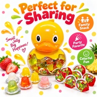 Fruit-flavour mini jellybekers, schattige eendjesverpakking, kant-en-klaar jelly snacks