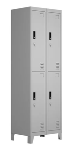 <span class=keywords><strong>Casier</strong></span> en acier à porte simple avec pieds de support Armoire de rangement en métal pour bureau auberge école maison cuisine salon meubles - Product Image 6