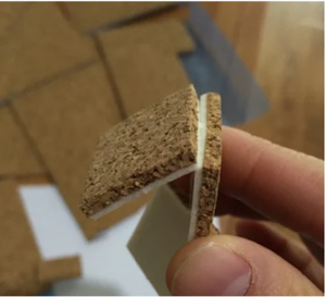 Customized Modern <b>PVC</b> <b>Adhesive</b> Cork Pads for Glass Use - Product Image 3
